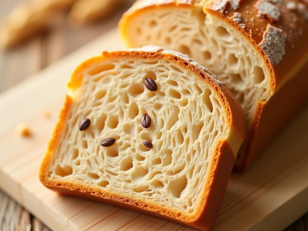 A close-up of a slice of whole wheat bread with seeds, symbolizing healthy eating and the gluten debate.