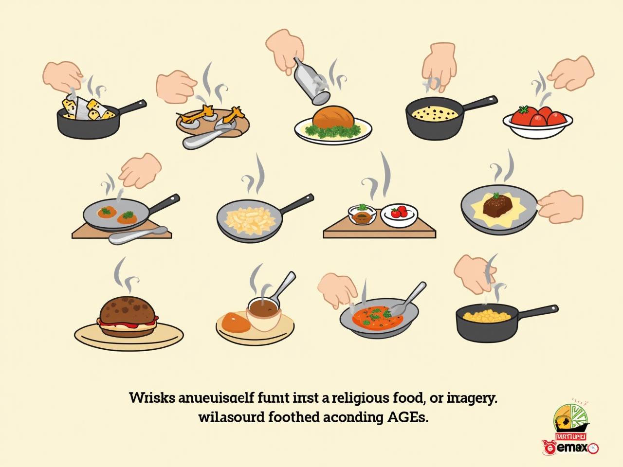 Various cooking methods and healthy food options, with a focus on avoiding AGEs.