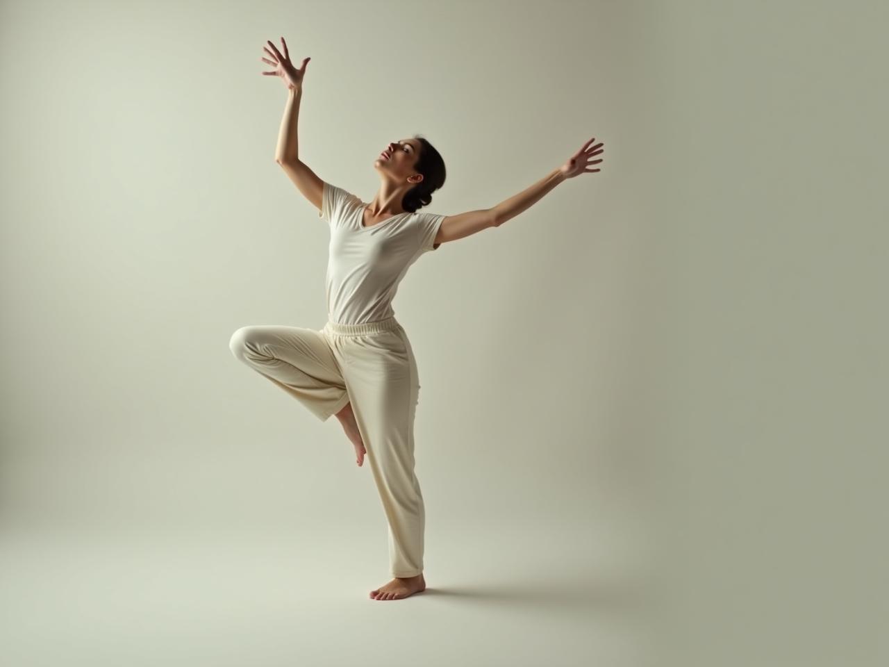 A woman dancing freely with a focus on her hip movement, symbolizing the connection between pelvic mobility and vitality.